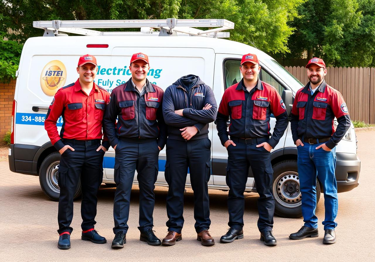 Tasker Electrical team
